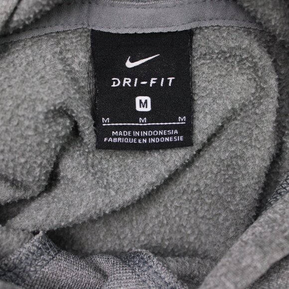 Nike Princeton Tigers Hoodie Men Medium Gray Dri-Fit Polyester Hooded Sweatshirt - Picture 8 of 13